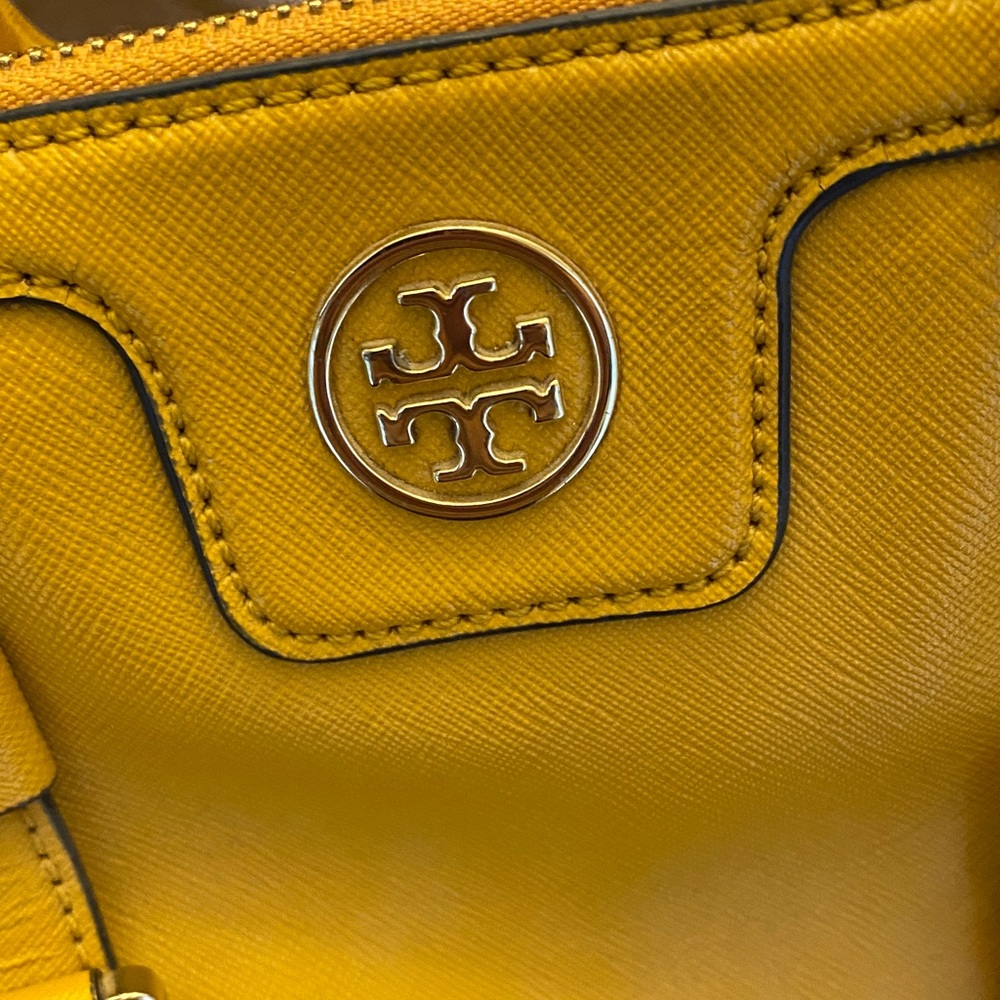 Tory Burch Yellow Leather Satchel - Picture 2 of 9